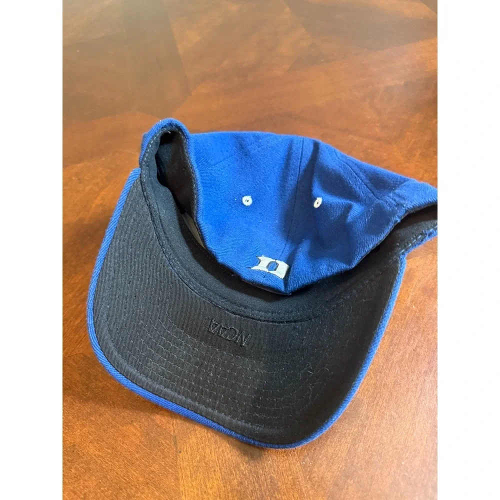 Duke Blue Devils Zephyr Hat Cap NCAA Fitted M/L Blue Embroidered‎ vtg y2k